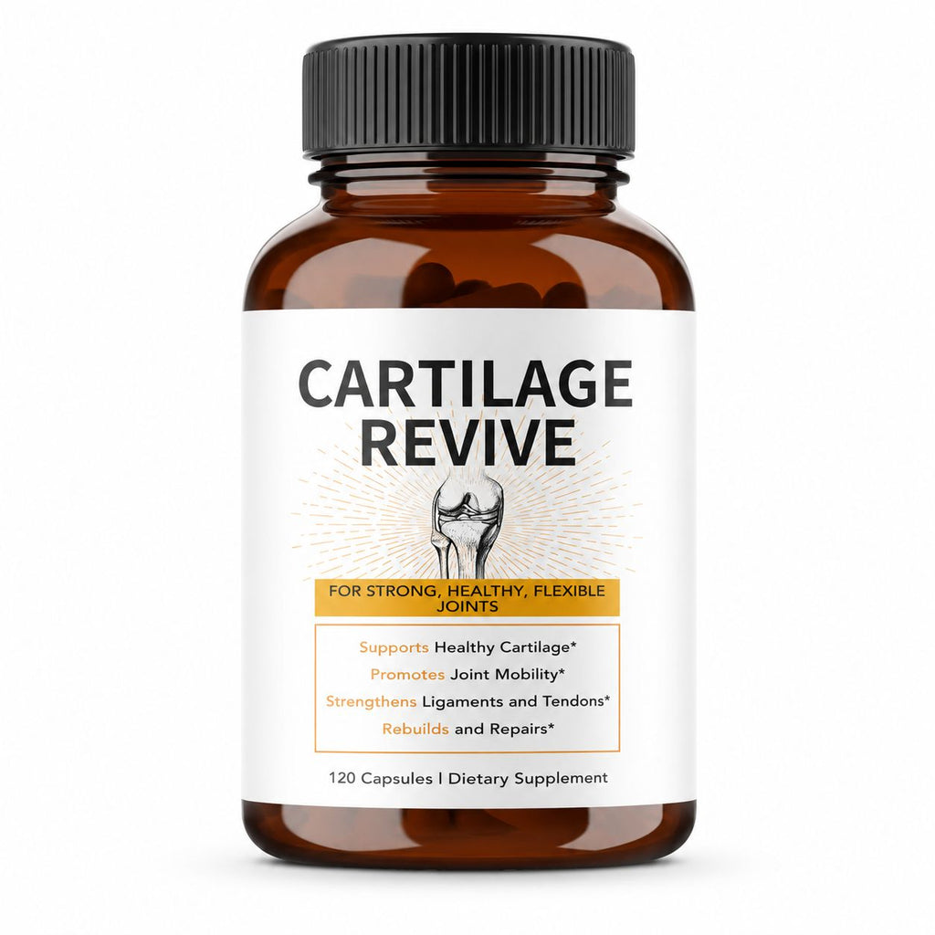 Cartilage Regeneration Supplement - Contains Type II Collagen, Glucosamine, MSM, Vitamin D3, Vitamin C - Promotes Joint Mobility